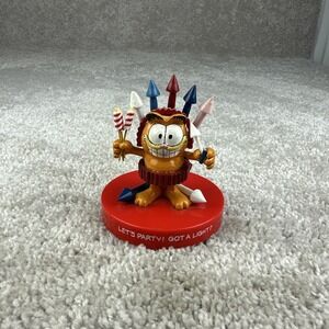 Garfield Year Of The Party In Box Lets Party Got A Light Enesco Figurine Scarce!